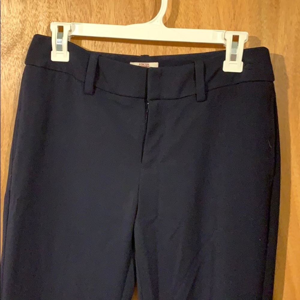 Navy blue Merona stretch work pants
